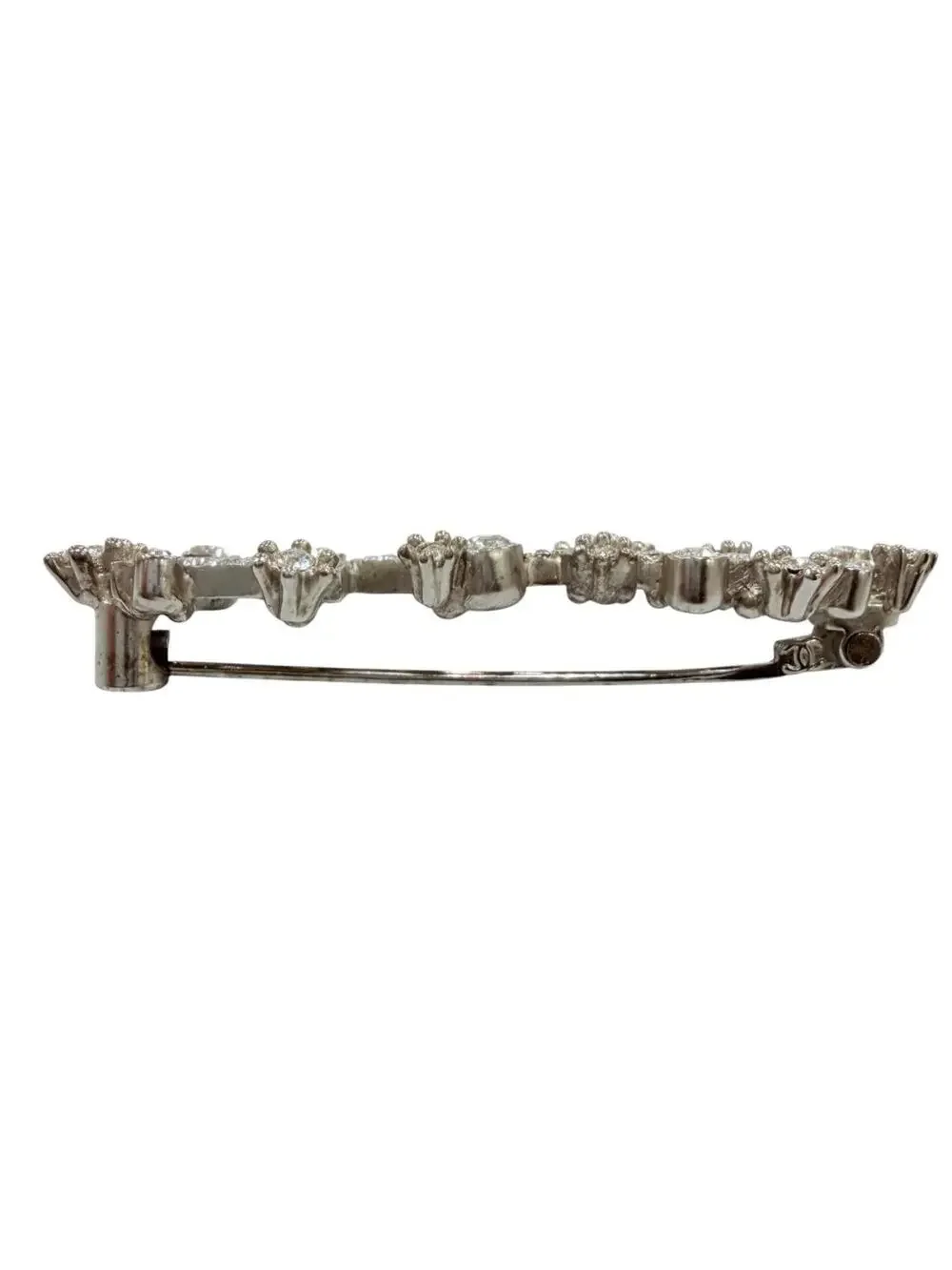 Chanel Brooch Metal Silver With #343231C85B